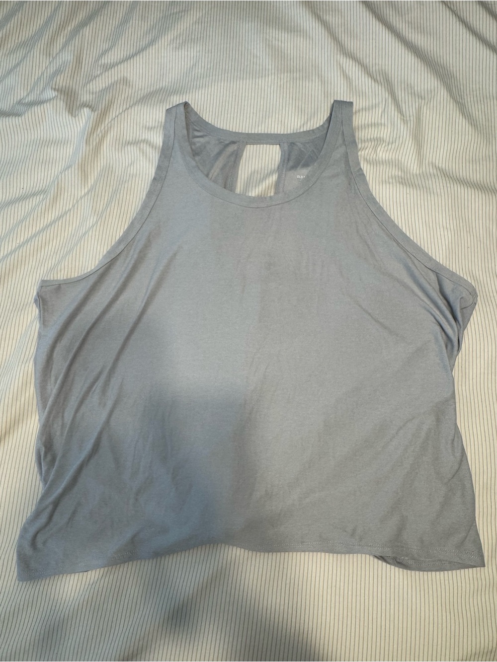 Old Navy Light Gray Racerback Tank Top - Women